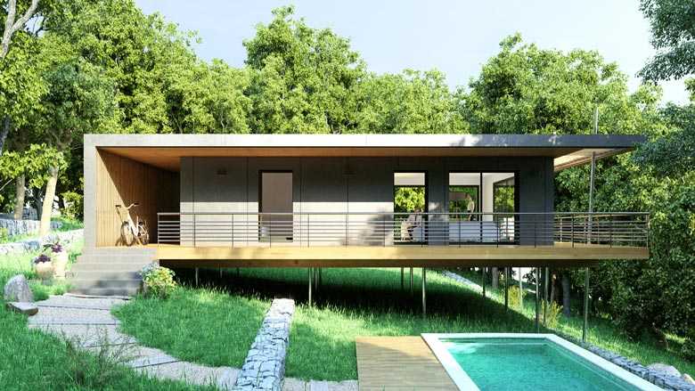 Maison Pop Up dans les arbres : une maison économique et écologique Maison Pop Up dans les arbres : une maison économique et écologique