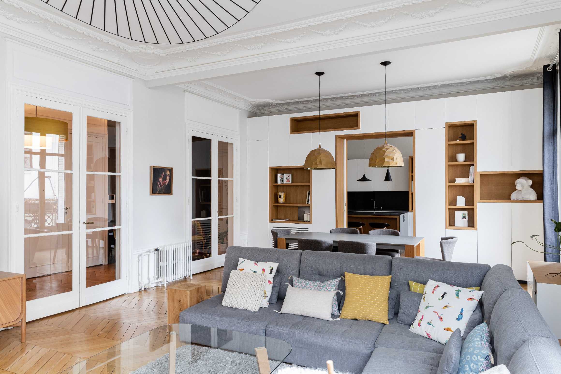 Moderniser un appartement haussmannien vétuste | Créateurs d'intérieur ...