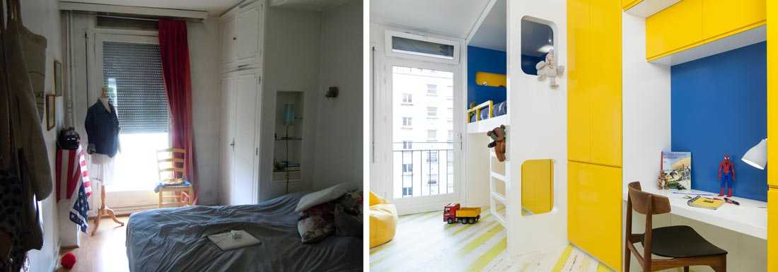 Création d'une chambre d'enfant dans un appartement 3 pièces