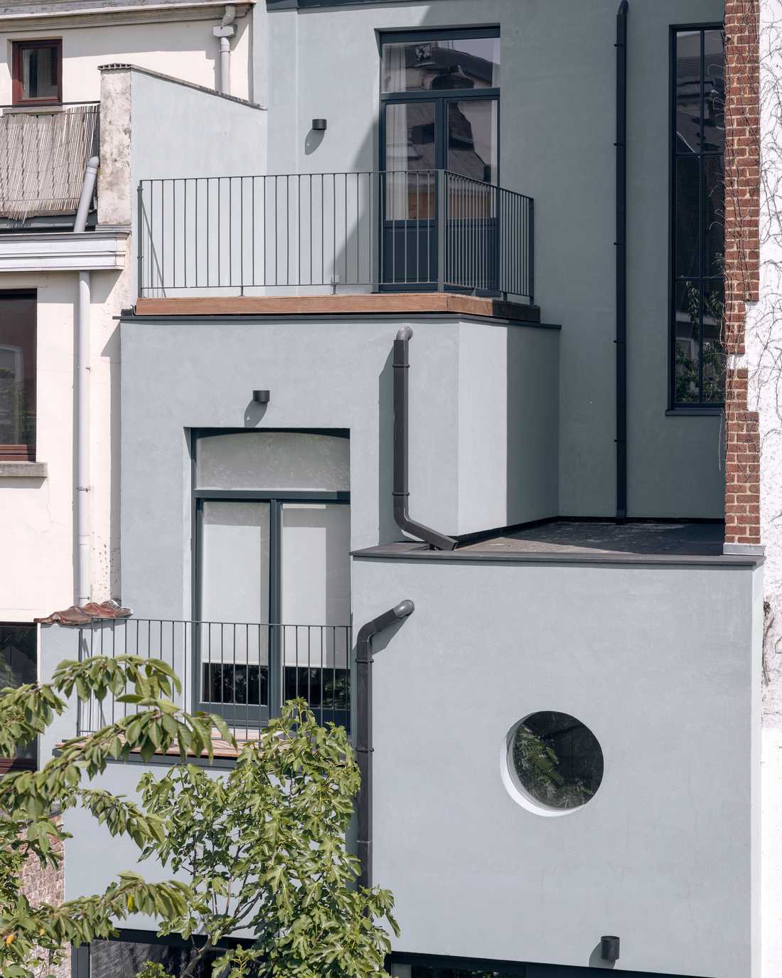 Extension d'une maison de ville conçue par un architecte à Paris