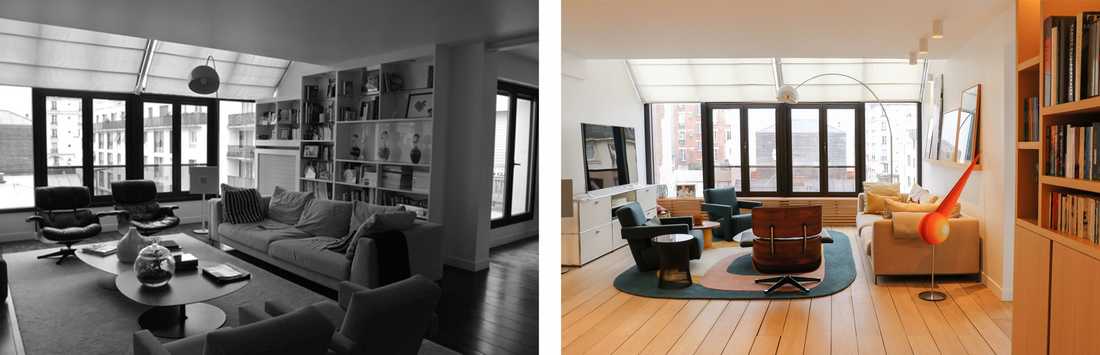 Avant - Après : rénovation d'un appartement de 210m2 par un architecte d'intérieur à Paris