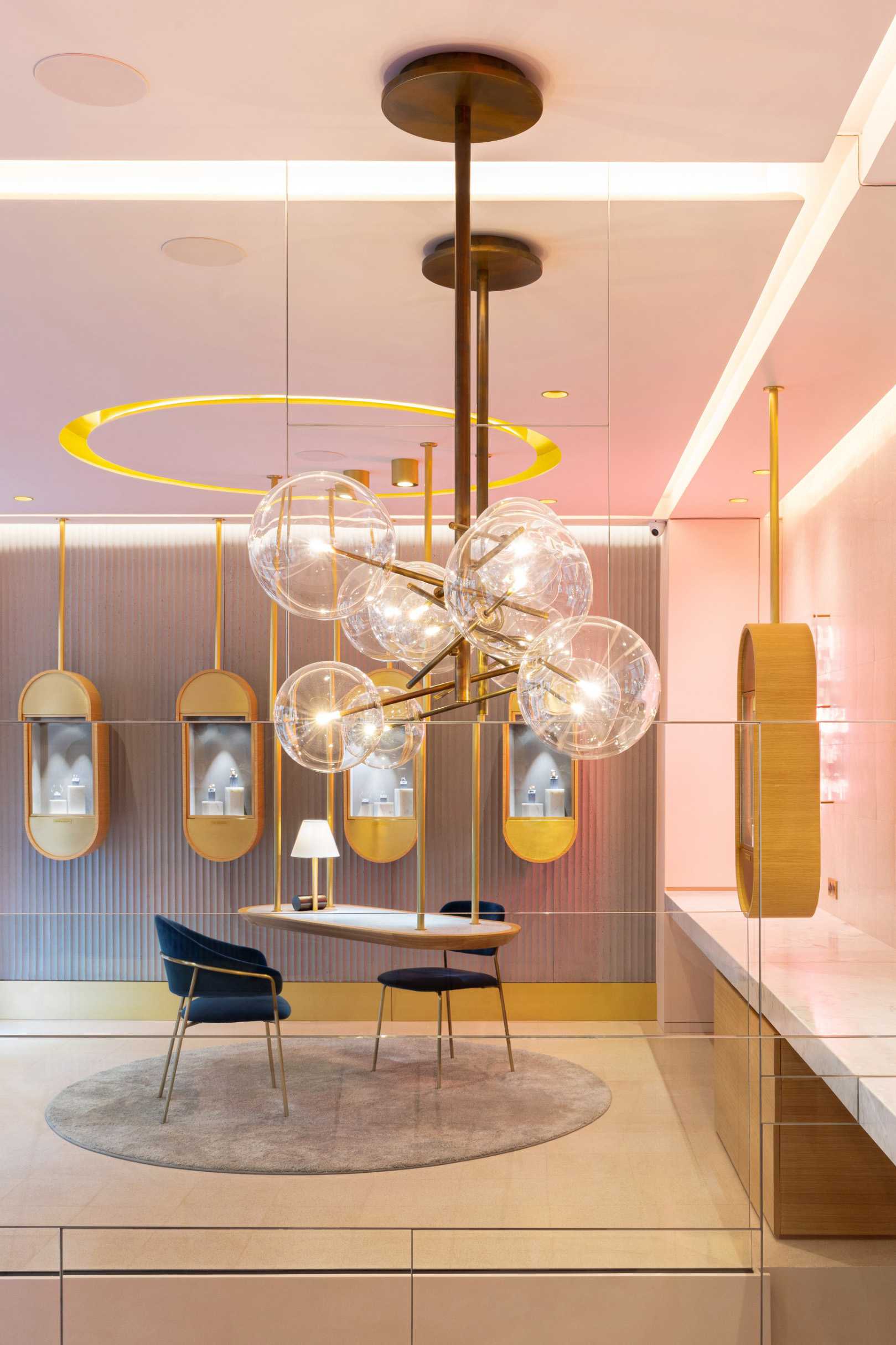 Aménagement d'une bijouterie par un architecte d'intérieur