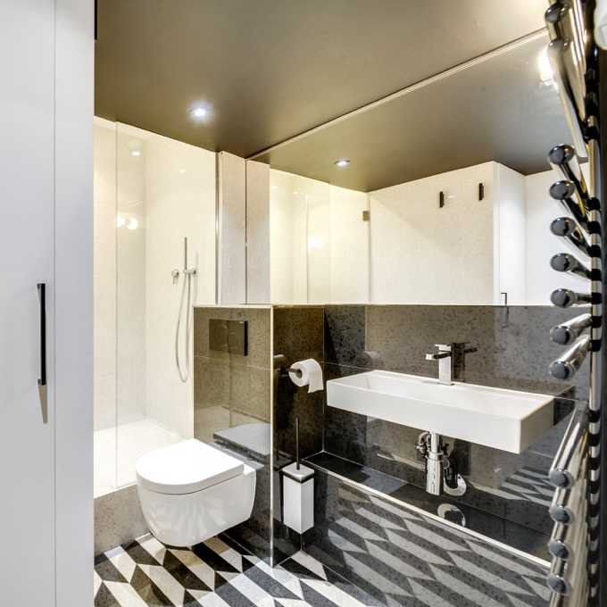 Salle de bain aménagée par un architecte exerçant à Paris