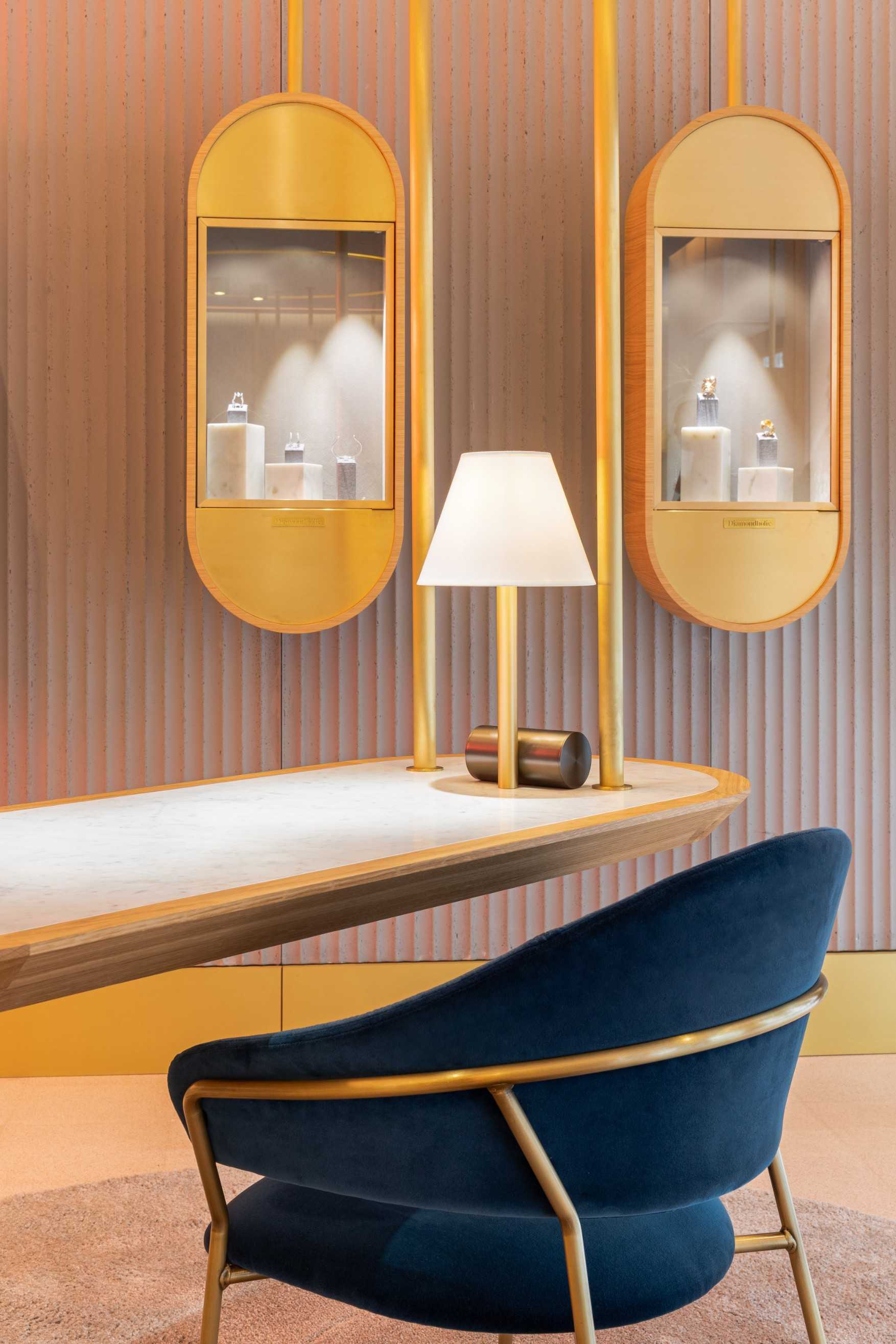 Aménagement d'une bijouterie par un architecte d'intérieur