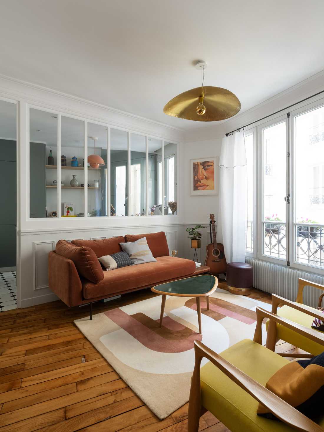Optimiser la lumière d'un appartement haussmannien avec une verrière