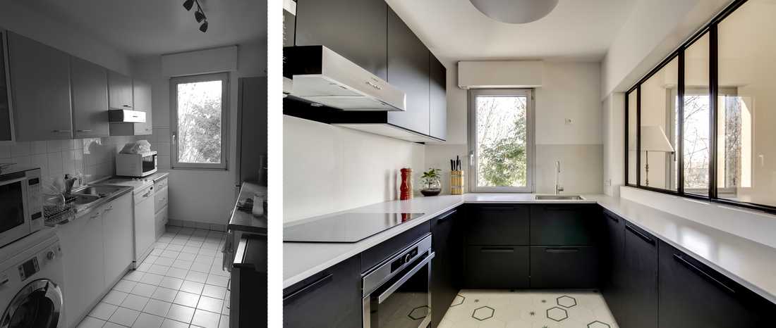 Rénovation d'une cuisine par un architecte d'intérieur