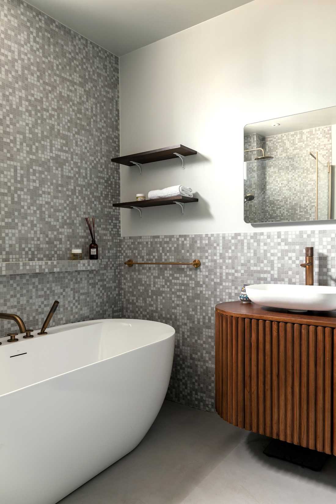 Salle de bain après rénovation intérieure