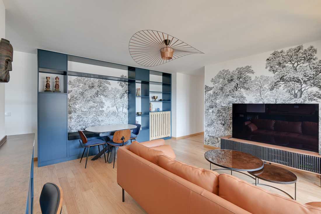 amenagement-salon-appartement-contemporaine